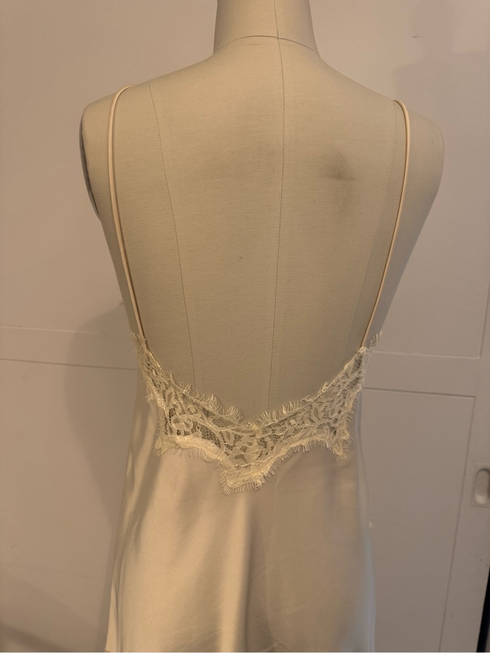 Zara lace satin asymmetric tunic cami - Picture 8 of 9